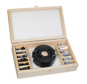 Schumacher — Heavy Duty Carbide Tipped Shaper / Cutter Head Set (Wooden Box)